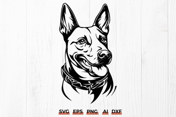 Belgian Malinois SVG with Collar DXF PNG: A Designer's Review