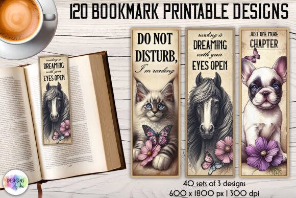 Bookmarks Bundle, Cat Dog Horse Lover: A Designer's Review