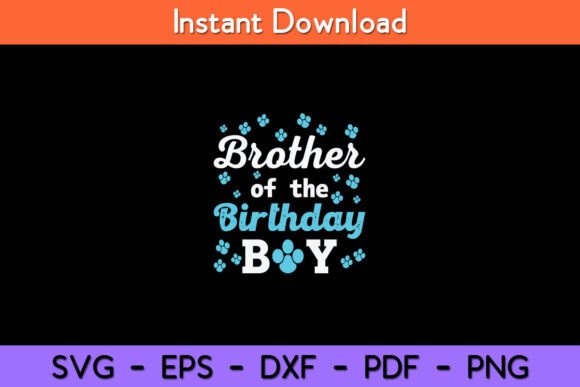 Brother of the Birthday Boy Dog Paw Review