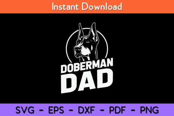 Doberman Dad: A Father's Day Embroidery Design Worth Stitching