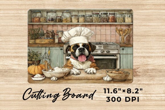 Dog Cutting Board Sublimation Designs