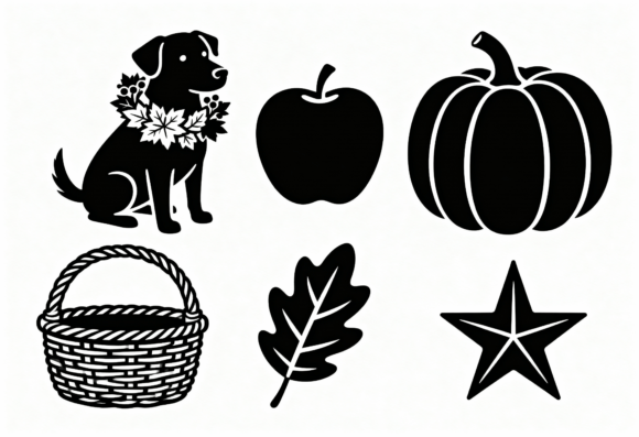 Fall Autumn Dog Pumpkin Apple Leaf Review