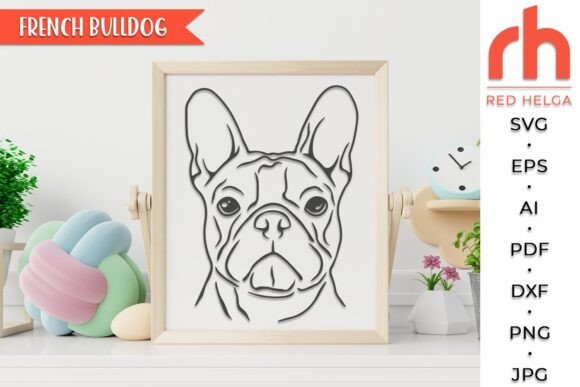 French Bulldog SVG, Frenchie Cut File Review