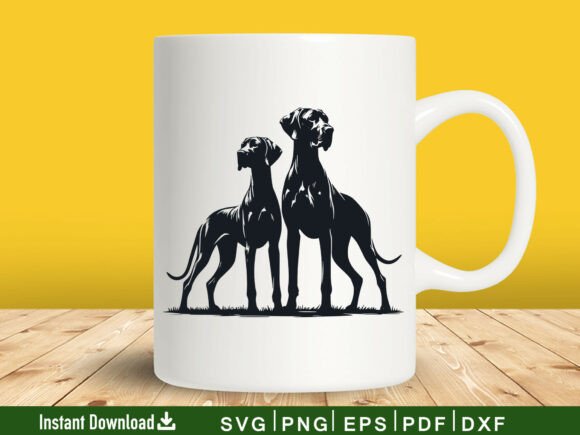 Great Dane SVG: A Designer's Take on the Silhouette Cut Files