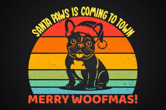 Santa Paws is Coming – Woofmas Dog Embroidery Design Review
